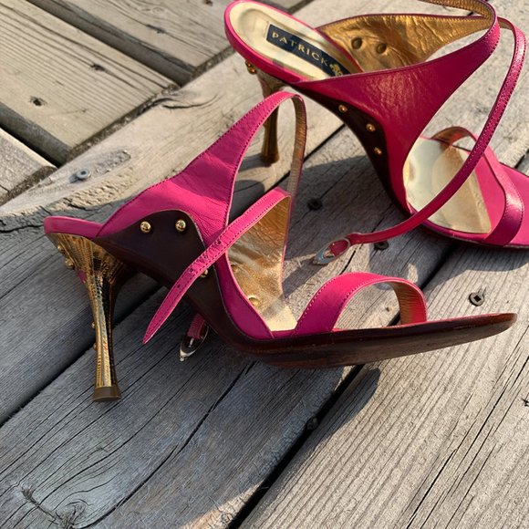 Patrick Cox pink leather sandals - Picture 2 of 4